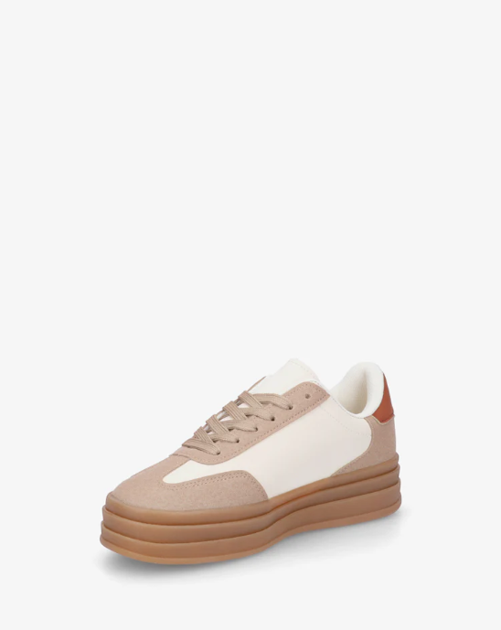 Contrasting Panel Sneakers