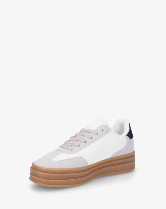 Contrasting Panel Sneakers