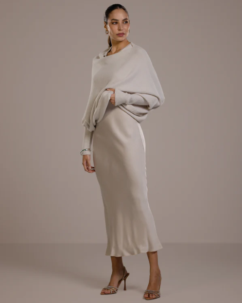 Sabrina™ | Sleeveless Satin Dress