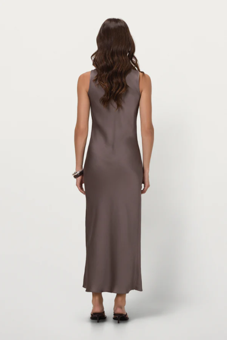 Sabrina™ | Sleeveless Satin Dress