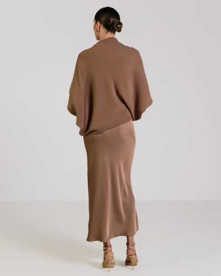 Sabrina™ | Sleeveless Satin Dress