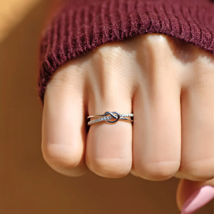 Heart Knot Ring