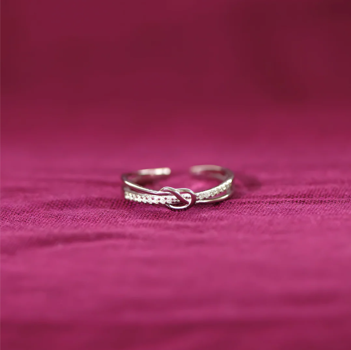 Heart Knot Ring