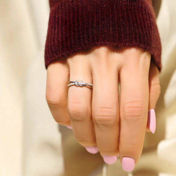 Heart Knot Ring