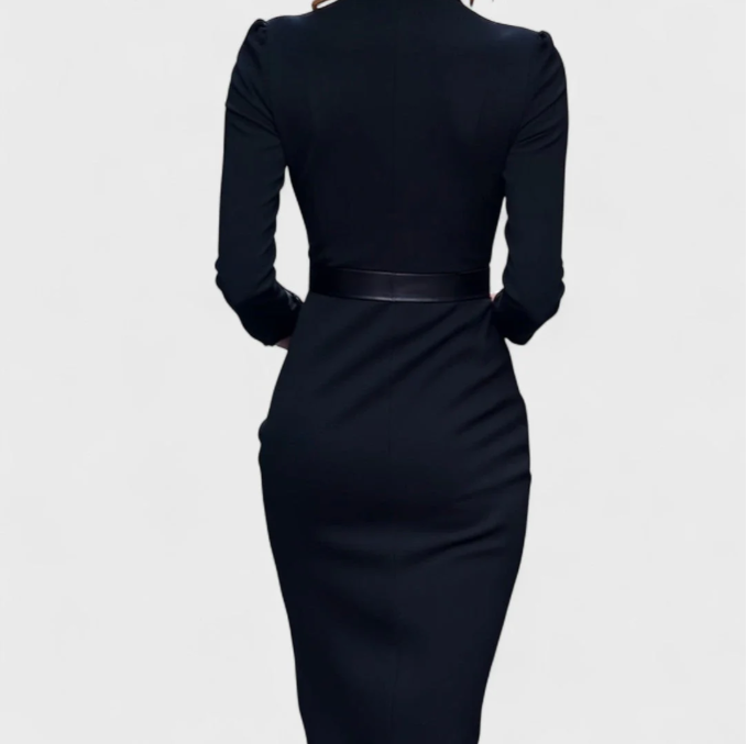 Alva™ | Elegant Black Dress
