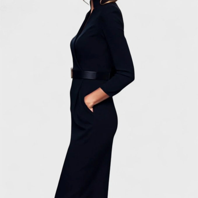 Alva™ | Elegant Black Dress