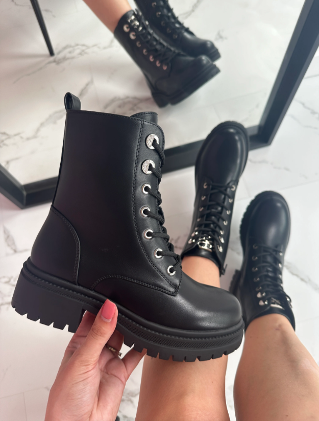 Sarina™ | Black Boots