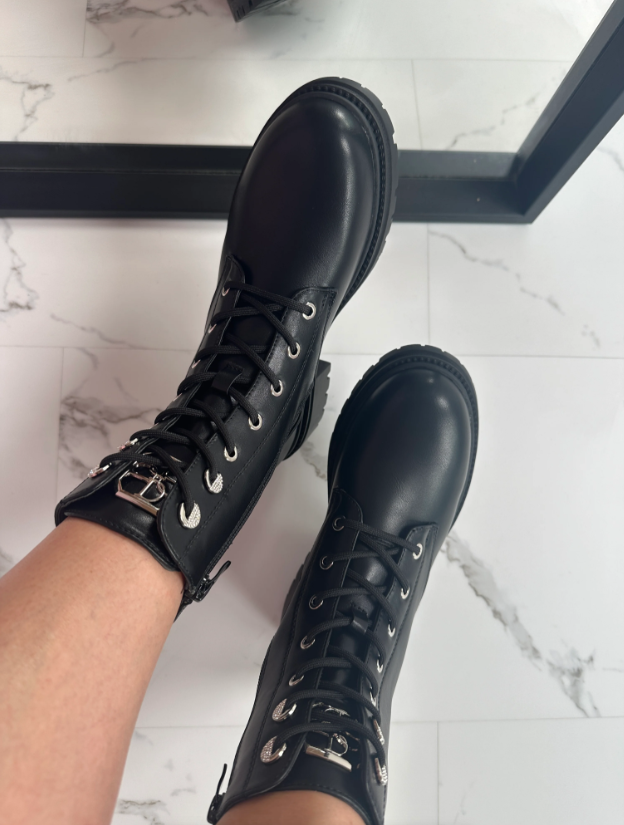 Sarina™ | Black Boots
