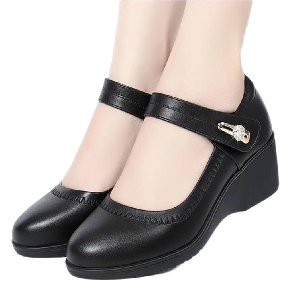 Elina-Rose™ | Soft PU Leather Shoes