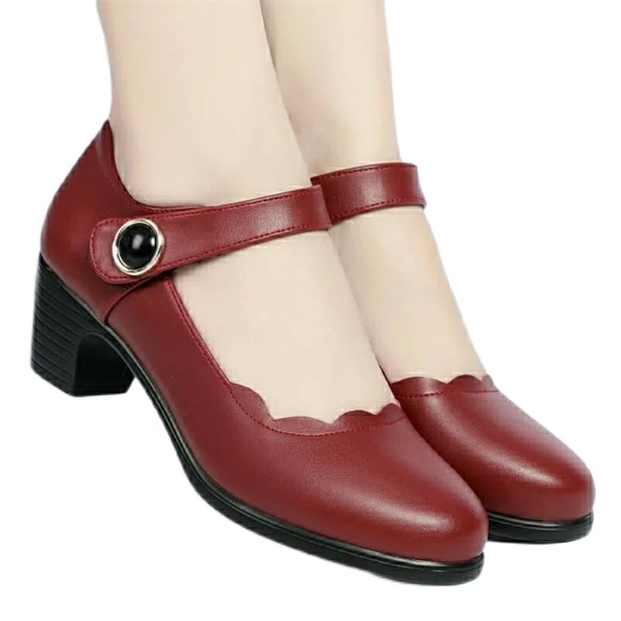 Elina-Rose™ | Soft PU Leather Shoes