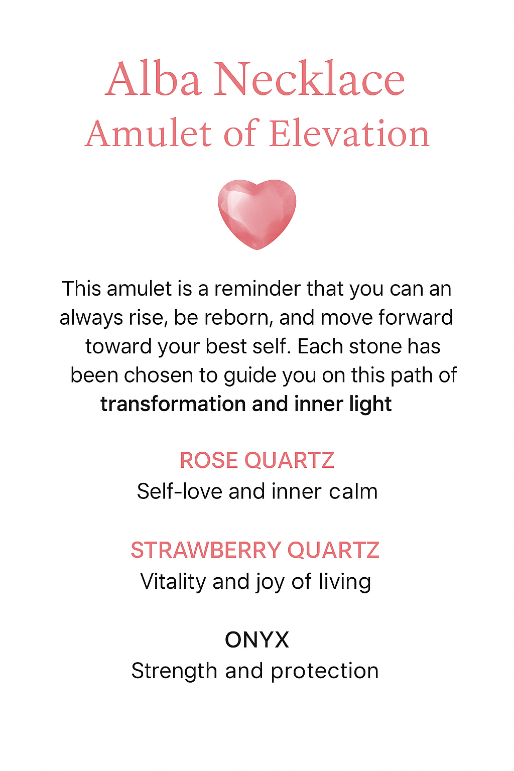 Alba Necklace | Elevation Amulet